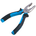 FIXTEC 6 Inch Hand Pliers CRV Combination Pliers Function with Wire Cutter Nickel Chromium Steel Construction